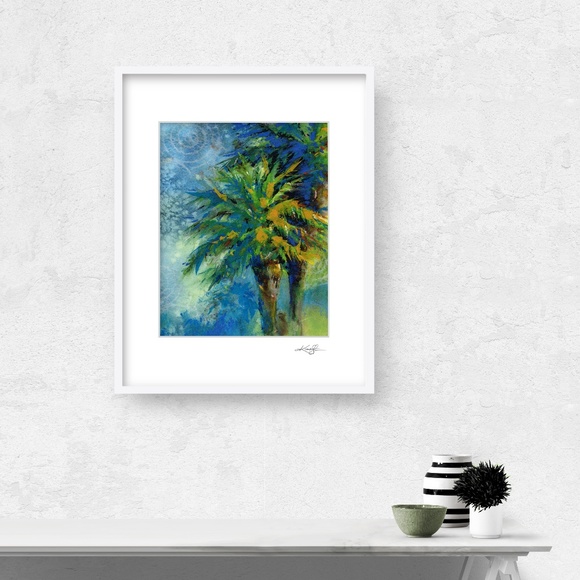 Palm Tree Art print from original painting - Picture 4 of 5